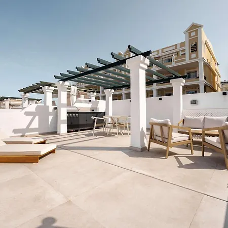 Aloha Gardens Rooftop Terrace Pools Views 아파트 마르베야